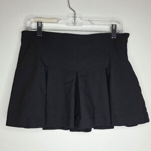 Wild Fable Size M Skort In Black Rayon Blend Fabric For Everyday Wear